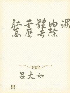 肚子体内湿气重怎么去除