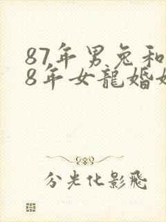 87年男兔和88年女龙婚姻相配吗