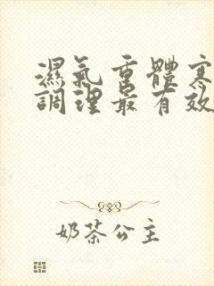 湿气重体寒怎么调理最有效