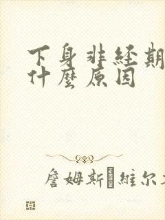 下身非经期出血什么原因