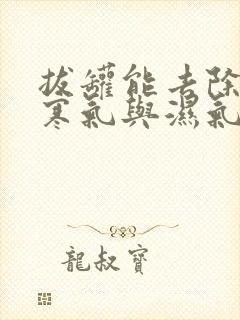 拔罐能去除体内寒气与湿气重