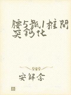 腰5骶1椎间盘突钙化