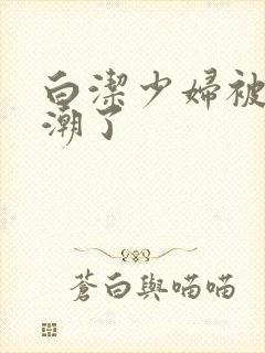 白洁少妇被弄高潮了封面