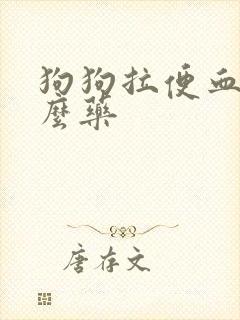 狗狗拉便血吃什么药