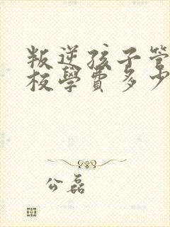 叛逆孩子管教学校学费多少钱