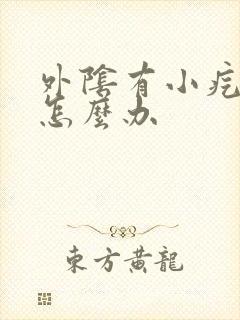 外阴有小疙瘩痒怎么办