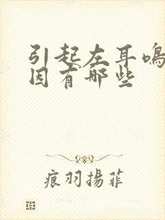 引起左耳鸣的原因有哪些封面