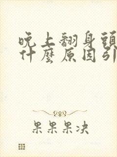 晚上翻身头晕是什么原因引起的