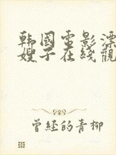 韩国电影漂亮的嫂子在线观看封面