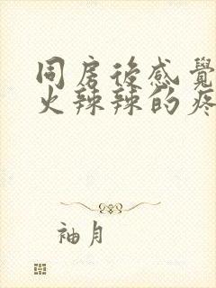 同房后感觉阴道火辣辣的疼