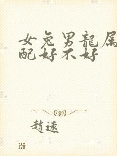 女兔男龙属相婚配好不好