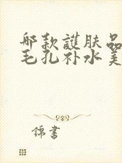 哪款护肤品收缩毛孔补水美白效果好