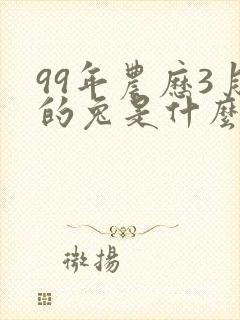 99年农历3月的兔是什么命