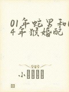 01年蛇男和04年猴婚配