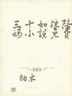 三十如狼陪读妈妈小说免费阅读