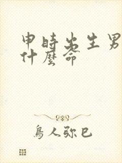 申时出生男孩是什么命