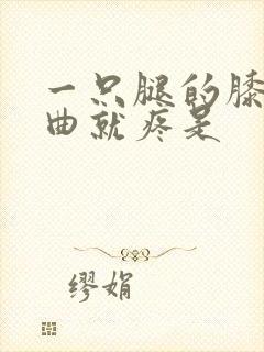 一只腿的膝盖弯曲就疼是