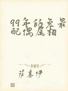 99年的兔最佳配偶属相封面