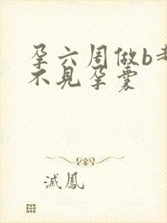 孕六周做b超看不见孕囊