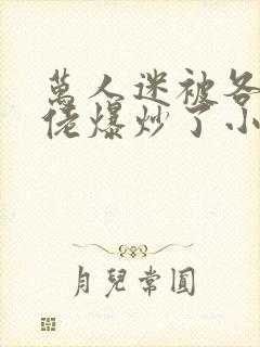 万人迷被各路大佬爆炒了小说