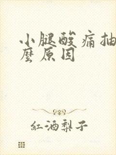 小腿酸痛抽筋什么原因封面