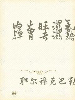 内火旺湿气重健脾胃去湿热体寒封面