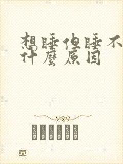 想睡但睡不着是什么原因封面