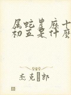 属蛇农历十二月初五是什么命封面