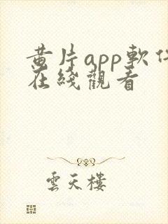 黄片app软件在线观看