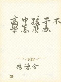 高中孩子不愿上学怎么办