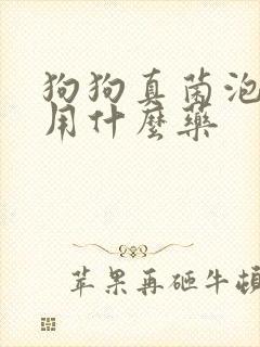 狗狗真菌泡药浴用什么药封面