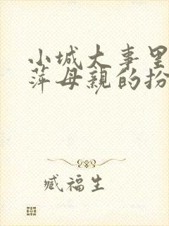 小城大事里李秋萍母亲的扮演者是谁封面