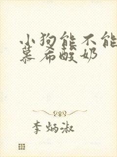 小狗能不能喝安慕希酸奶