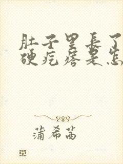 肚子里长了一个硬疙瘩是怎么回事