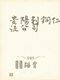 贵阳到铜仁的物流公司