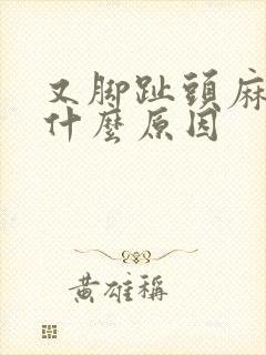 又脚趾头麻木是什么原因