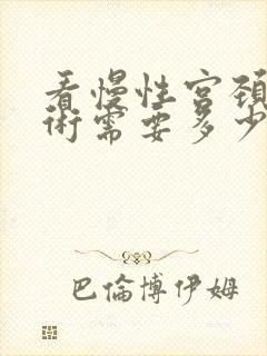 看慢性宫颈炎手术需要多少钱