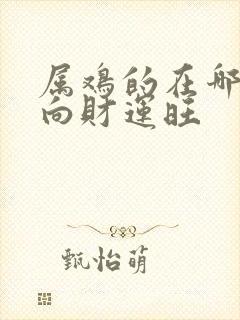 属鸡的在哪个方向财运旺封面