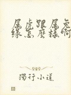 属虎跟属兔的姻缘怎么样啊