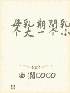 母乳期间乳房一个大一个小怎么办