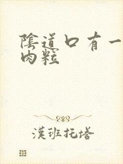 阴道口有一个小肉粒