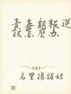 青春期叛逆家长该怎么办