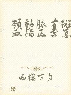 颈动脉有斑块但血脂正常怎么办封面