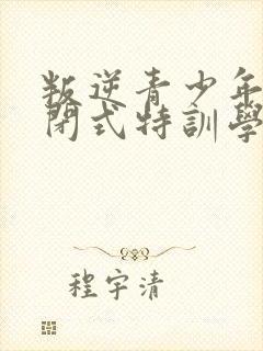 叛逆青少年全封闭式特训学校封面