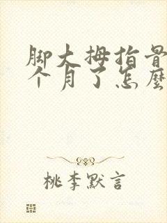 脚大拇指骨折2个月了怎么还肿封面