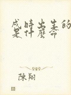 戌时出生的女孩是什么命