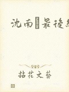 沈南璆最后结局封面