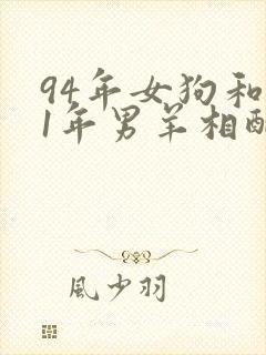 94年女狗和91年男羊相配婚姻如何