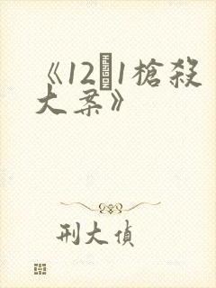 《12·1枪杀大案》