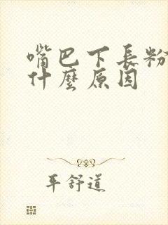 嘴巴下长粉刺是什么原因